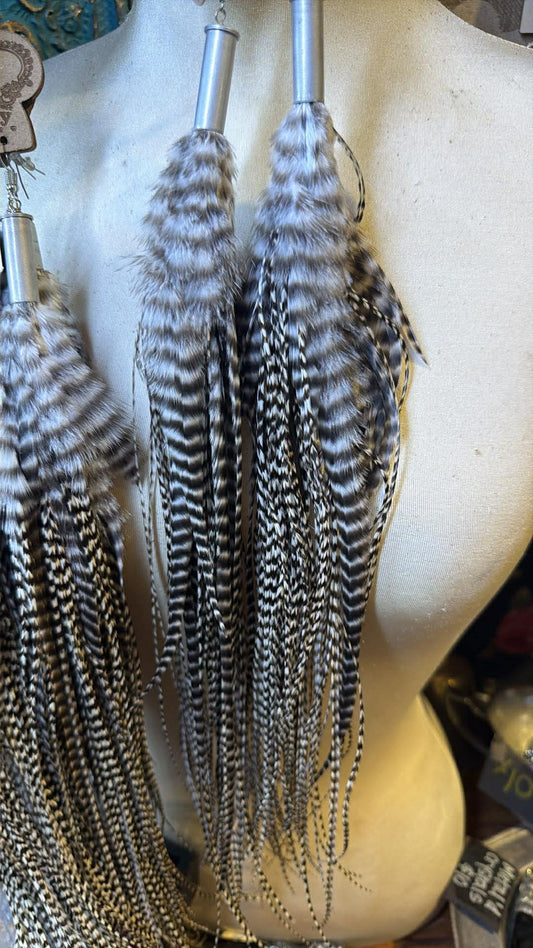 Long Feather Earrings