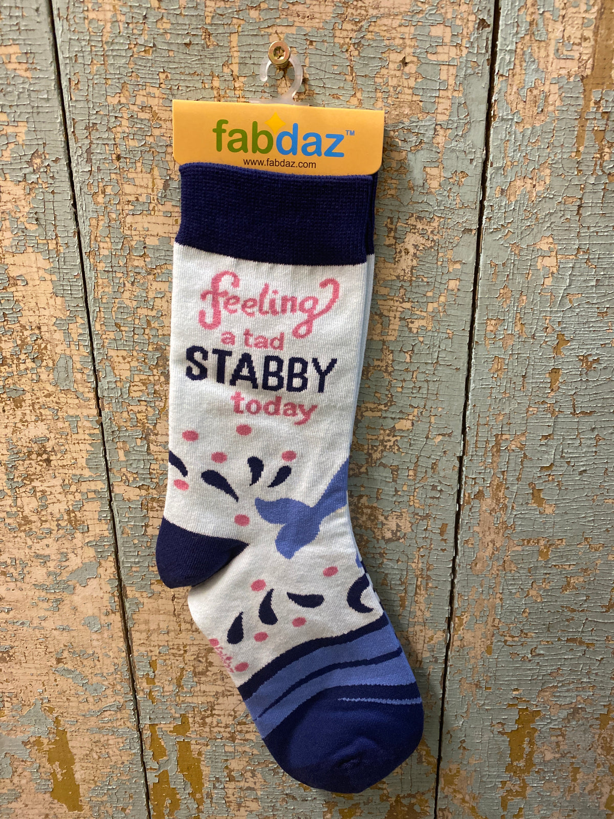 Crew socks - Feeling a tad Stabby today