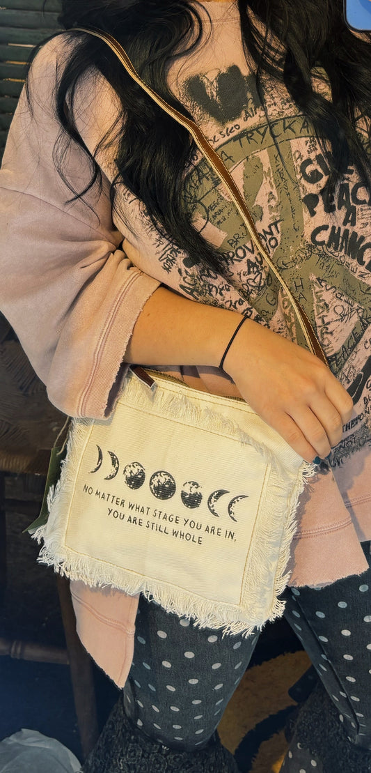 Moon Phases Crossbody Bag