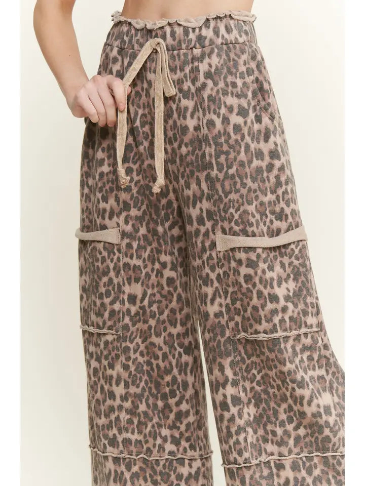 Boho Pants - Leopard Print