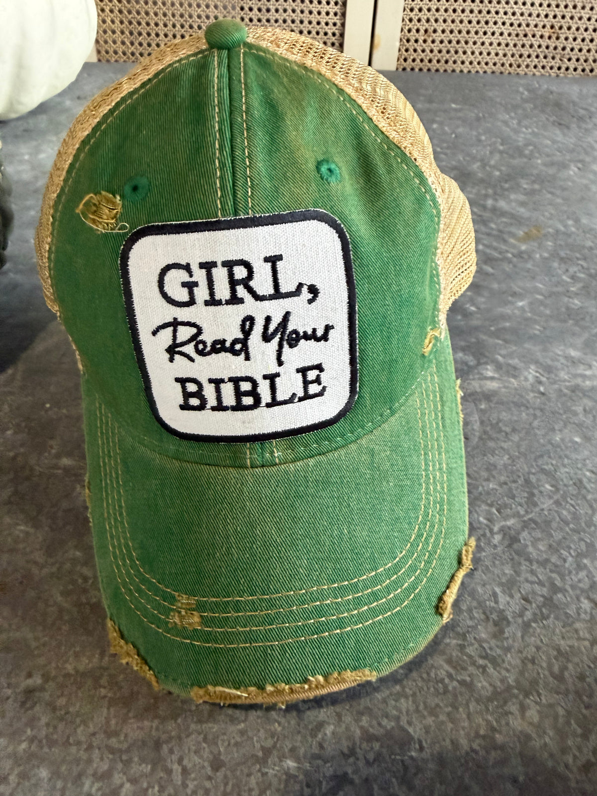 Ball Cap - Girl Read Your Bible