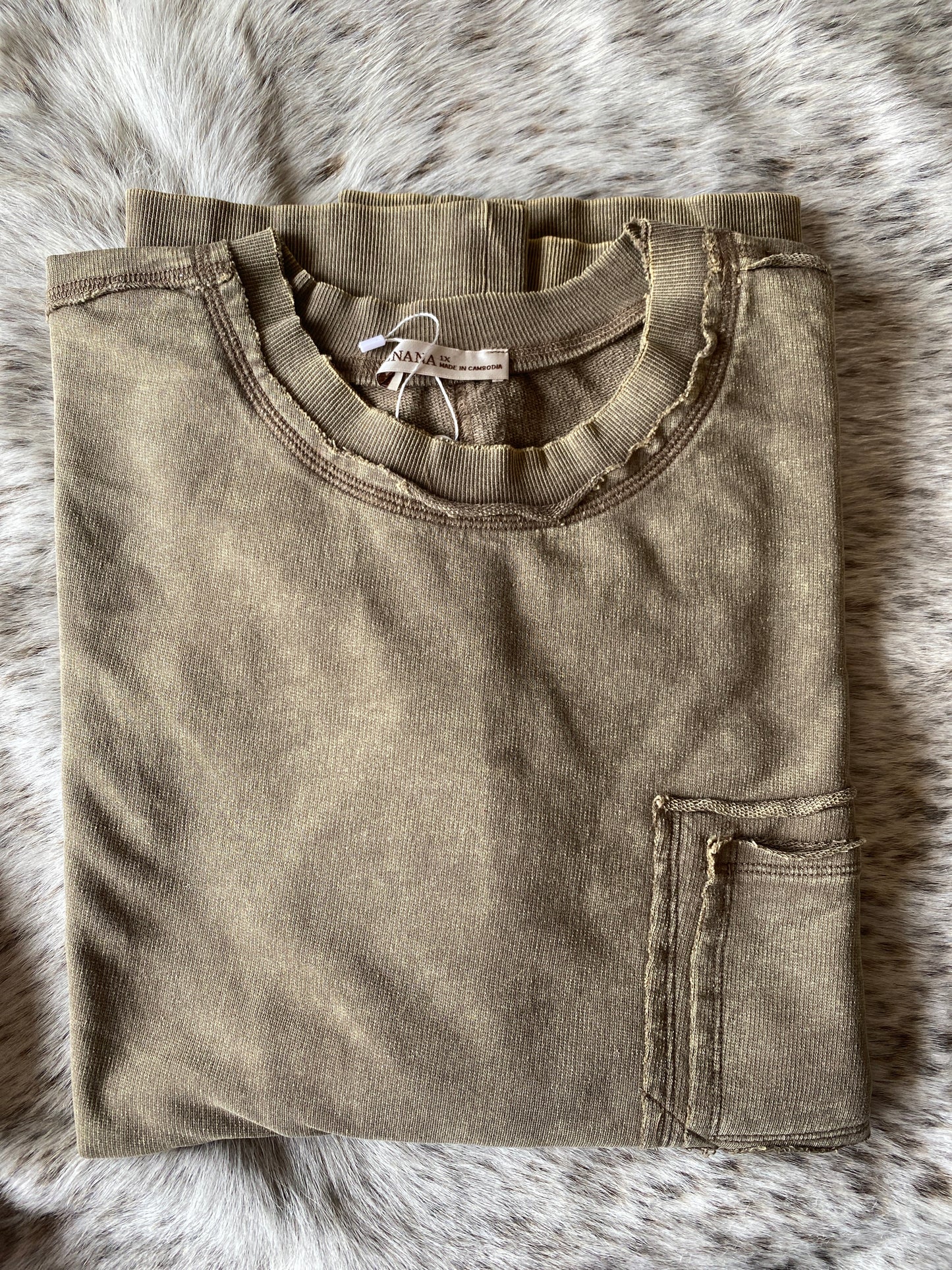 Mineral Washed Crewneck Sweatshirt - Plus Size