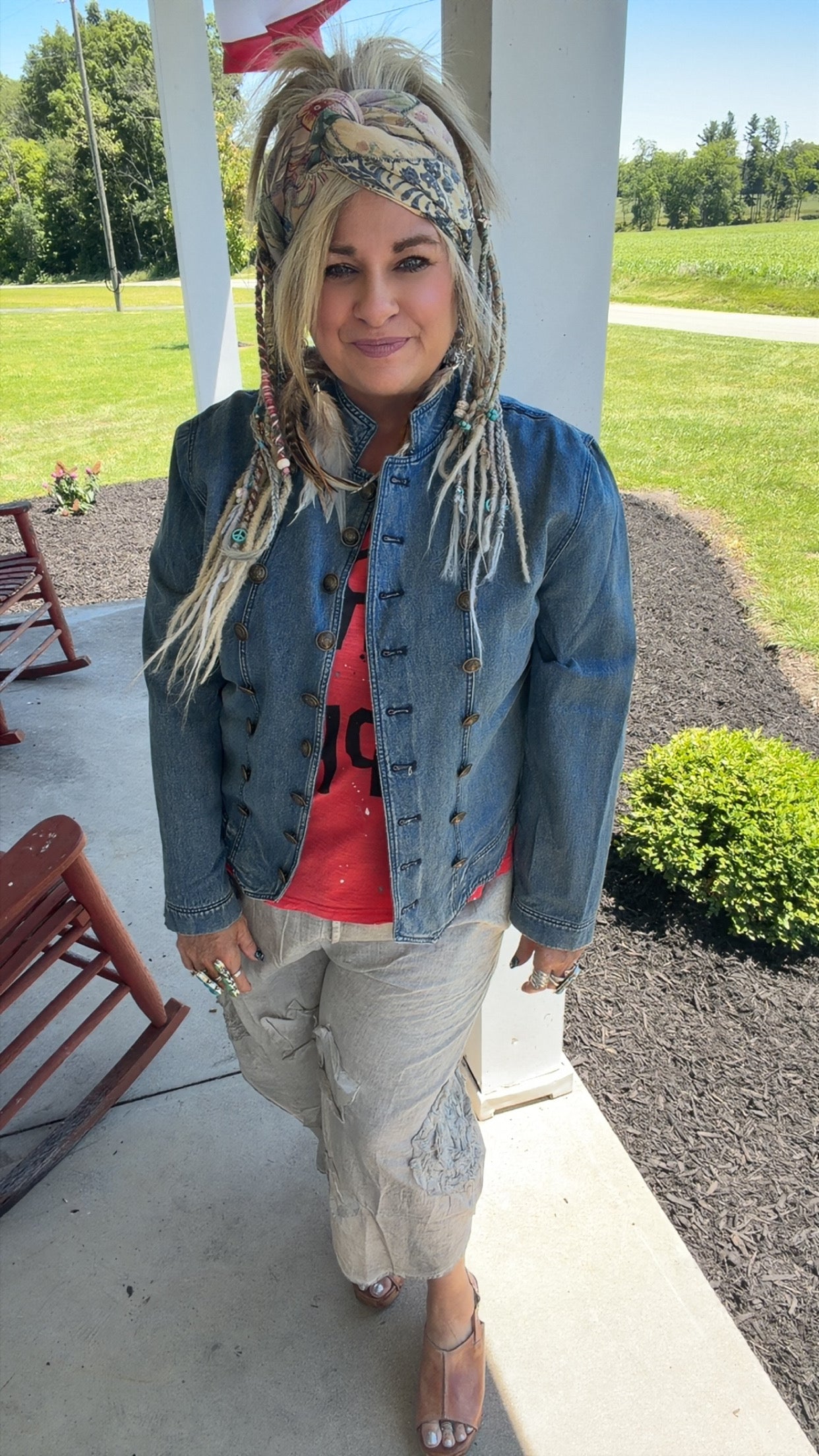 Commanding On Denim Jacket