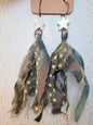 Camo Confetti Earrings - Final Sale