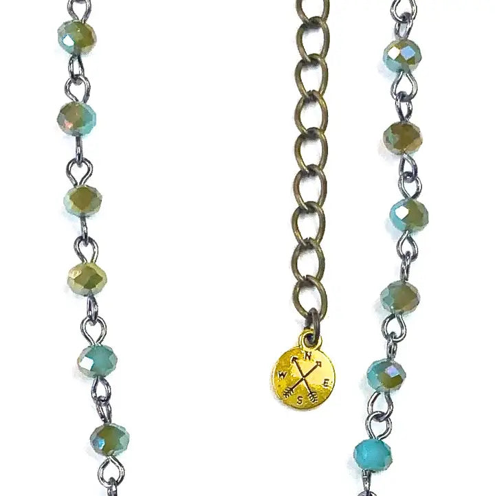 Rosaried & Ring Pendant Necklace FINAL SALE