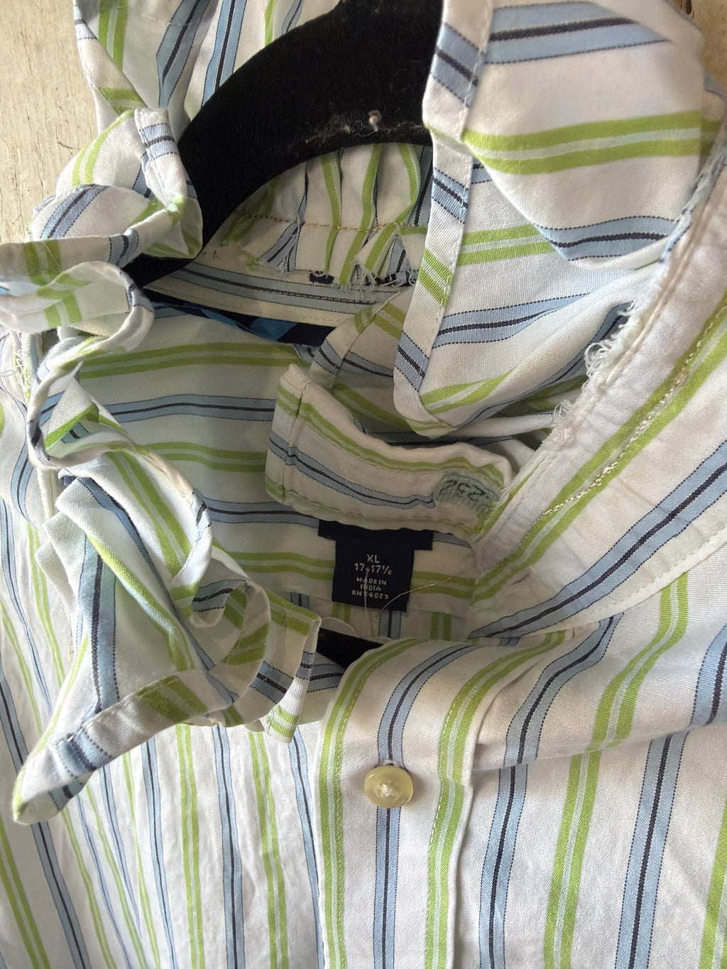 Ruffle shirt - Fresh Meadow Stripe
