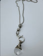 Clear Crystal Ball Necklace FINAL SALE