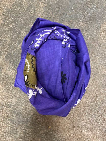 Oversized Bandana -Distressed