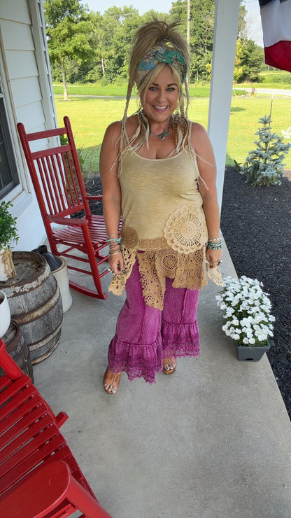Boho Pants - Delicate Lace