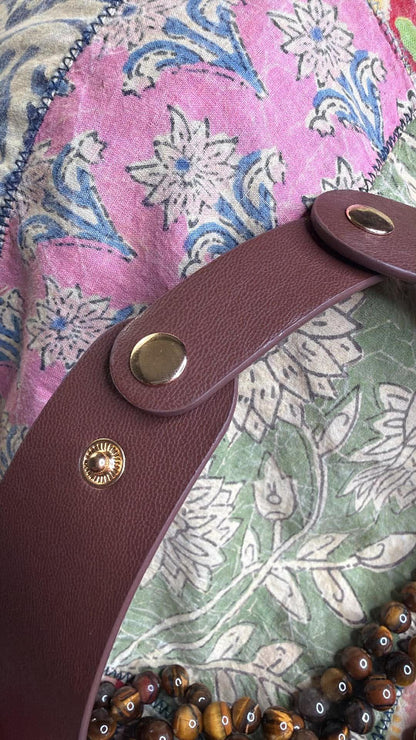 Layered Faux Leather Necklace FINAL SALE