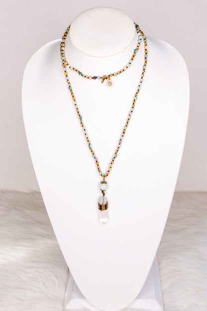 Suri Necklace in Amazonite FINA LSALE