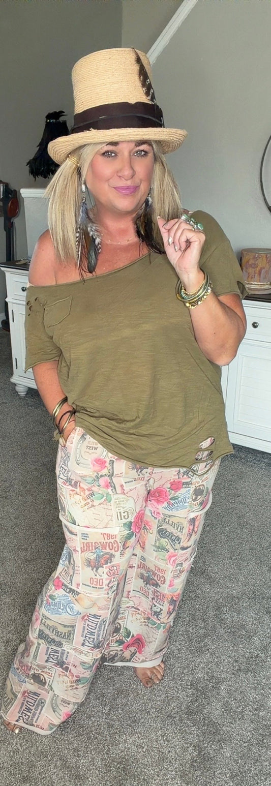 Boho Pants - Romantic Vintage