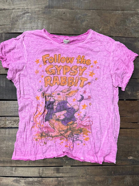 Worn and Weathered Tee- Gypsy Rabbit