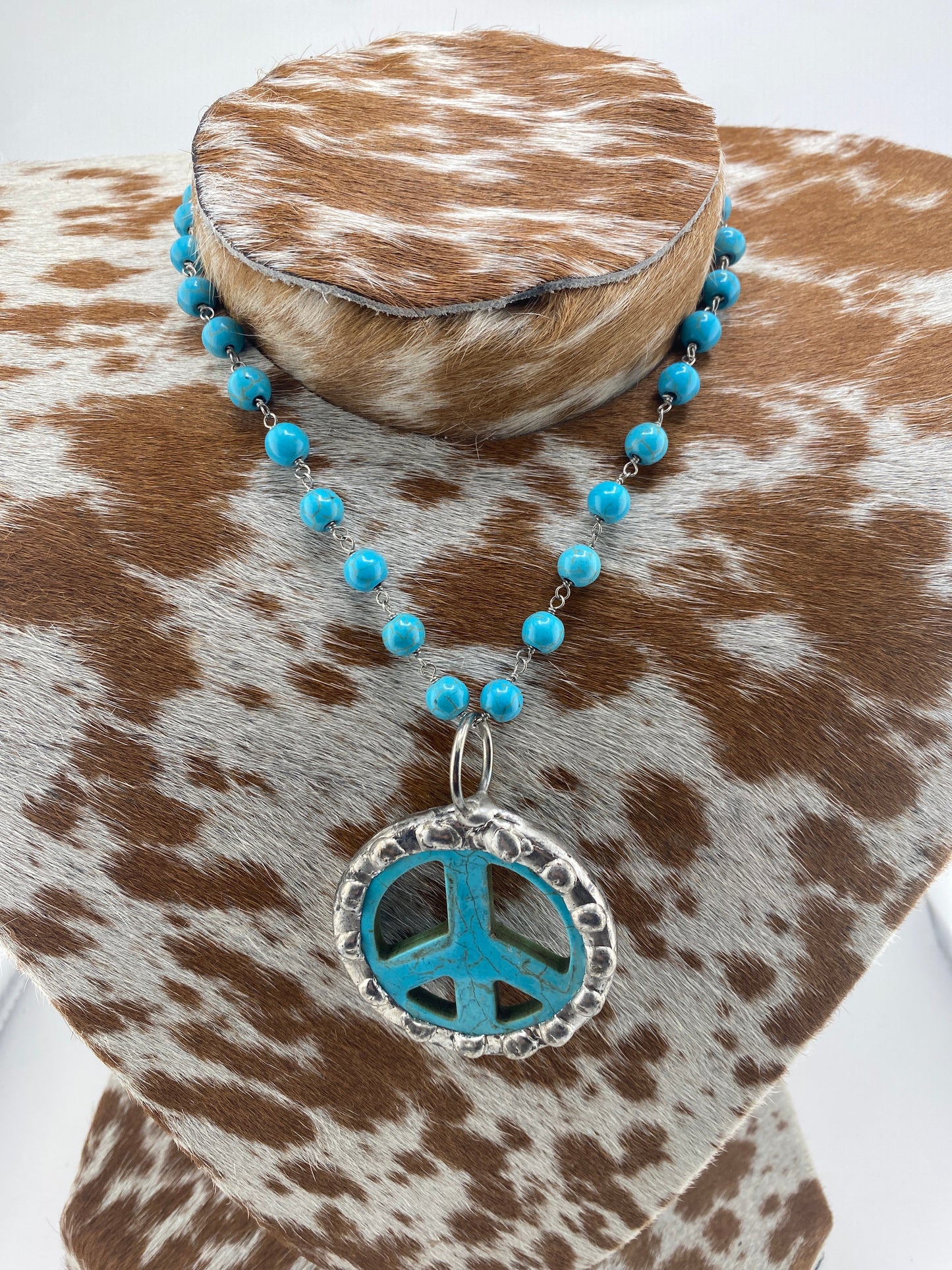 Turquoise Mesa Peace Necklace FINAL SALE