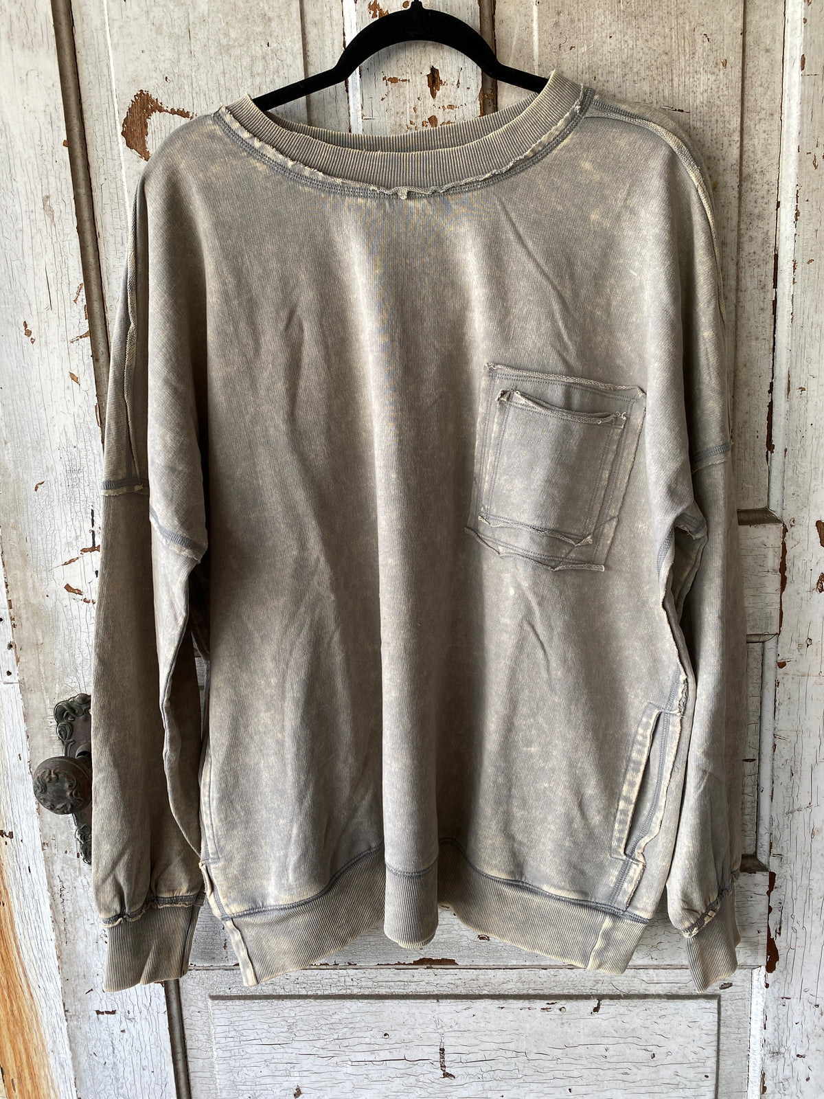 Mineral Washed Crewneck Sweatshirt