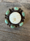 Desert Moon Turquiose & Mother -of- Pearl Ring FINAL SALE