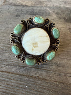 Desert Moon Turquiose & Mother -of- Pearl Ring FINAL SALE