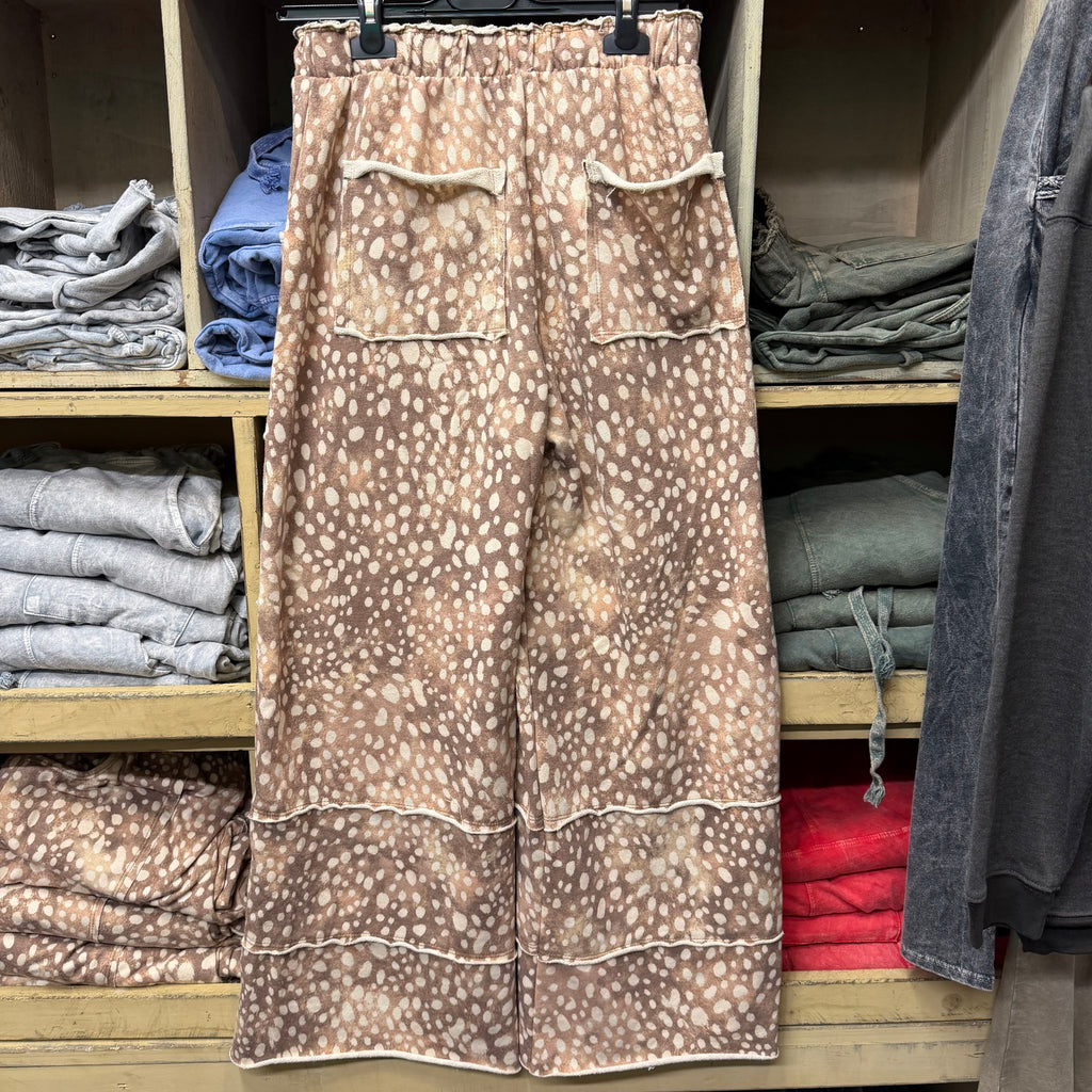 Boho Pants - Cargo Wide Leg - Fawn