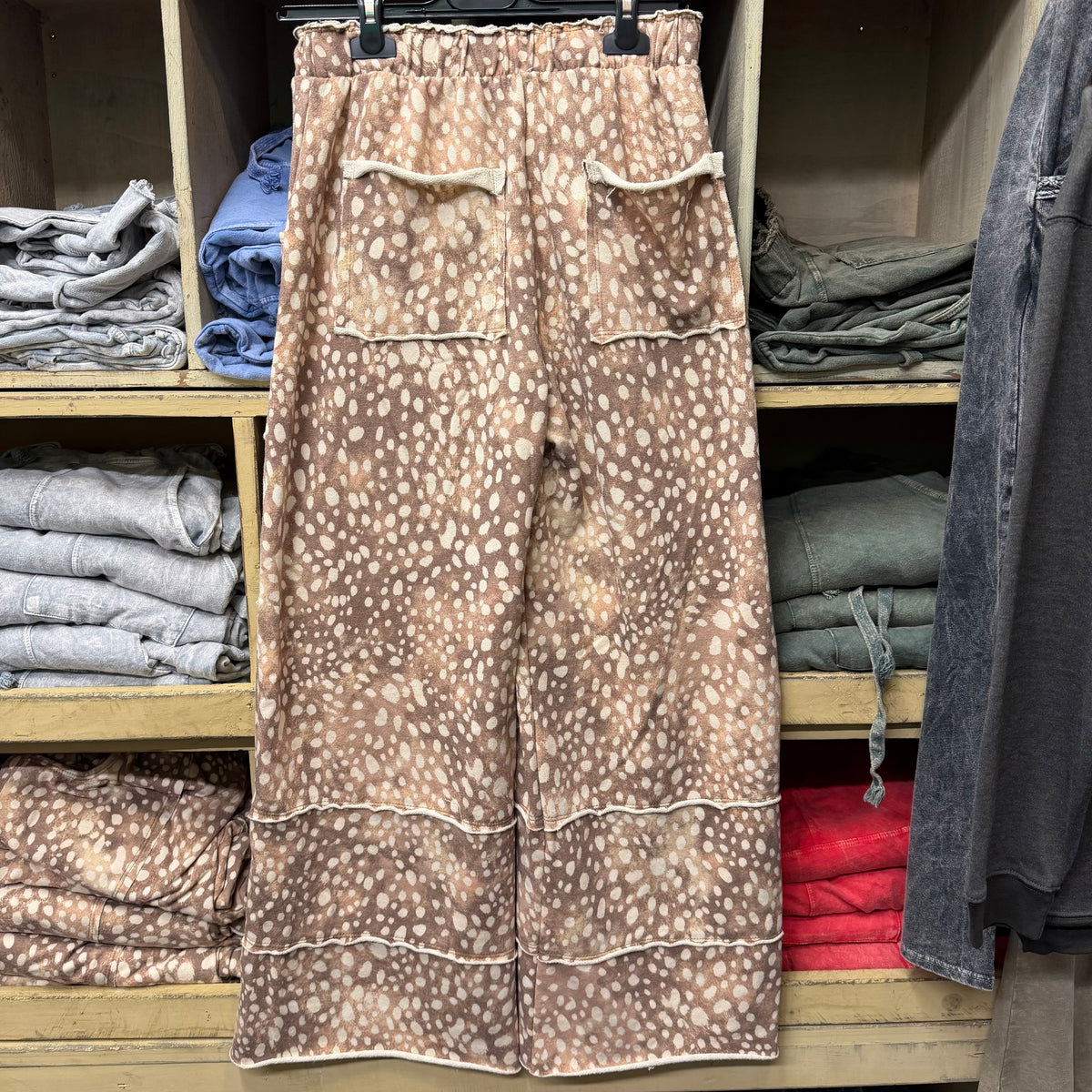 Boho Pants - Cargo Wide Leg - Fawn