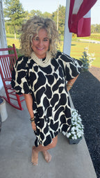 Abstract Dress Mini Dress