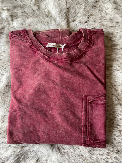 Mineral Washed Crewneck Sweatshirt - Plus Size