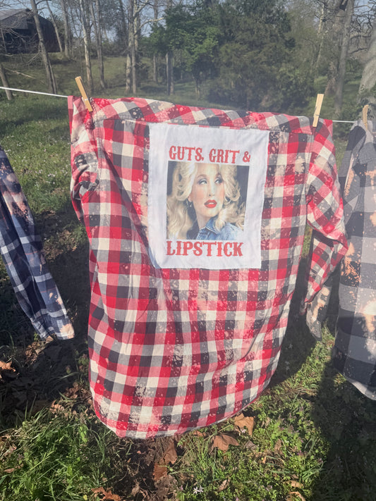 Distressed Flannel - Dolly