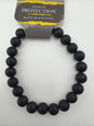 Gemstone Energy Bead Stretch Bracelets 8mm