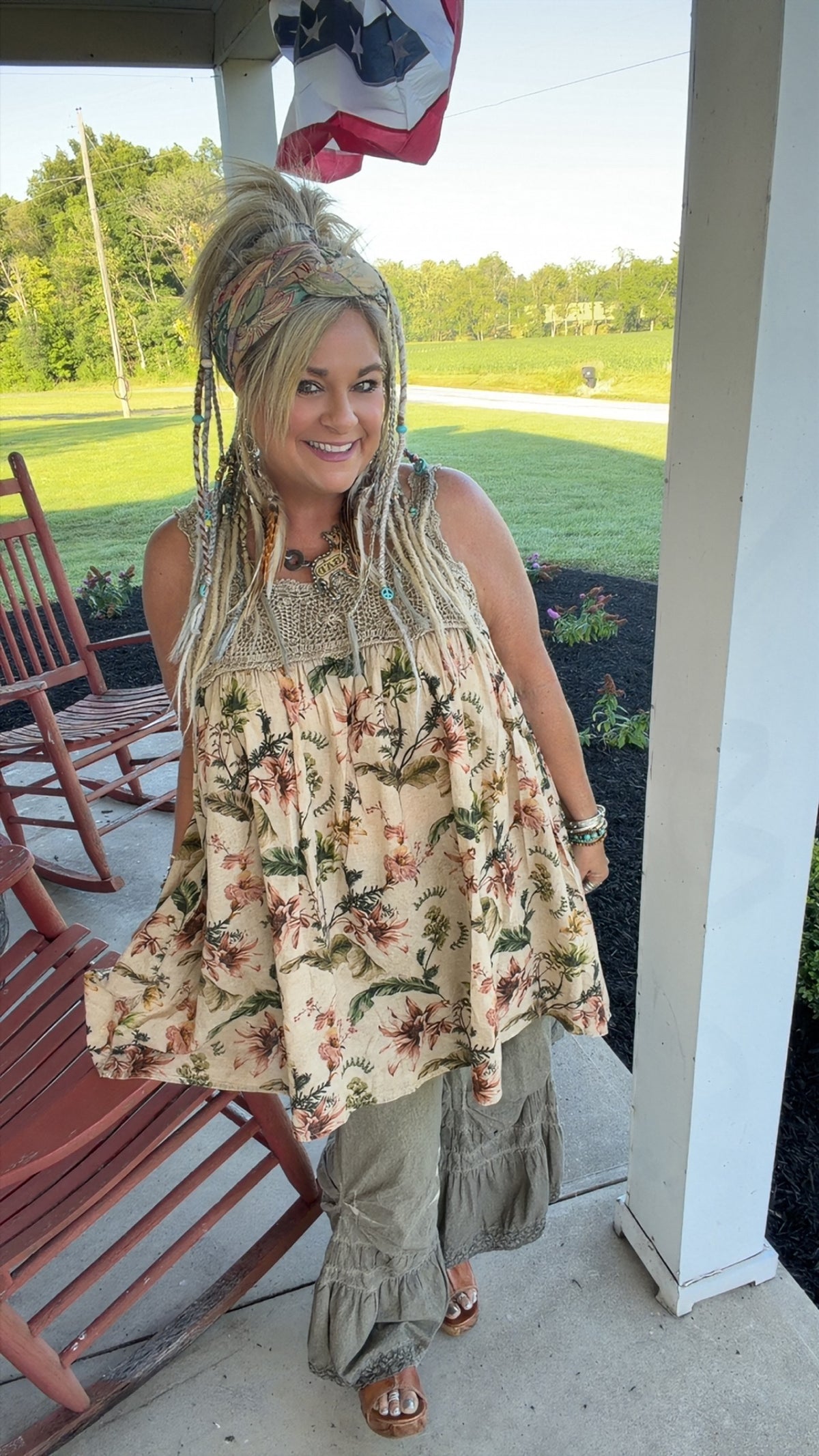 Vintage Garden Tank FINAL SALE