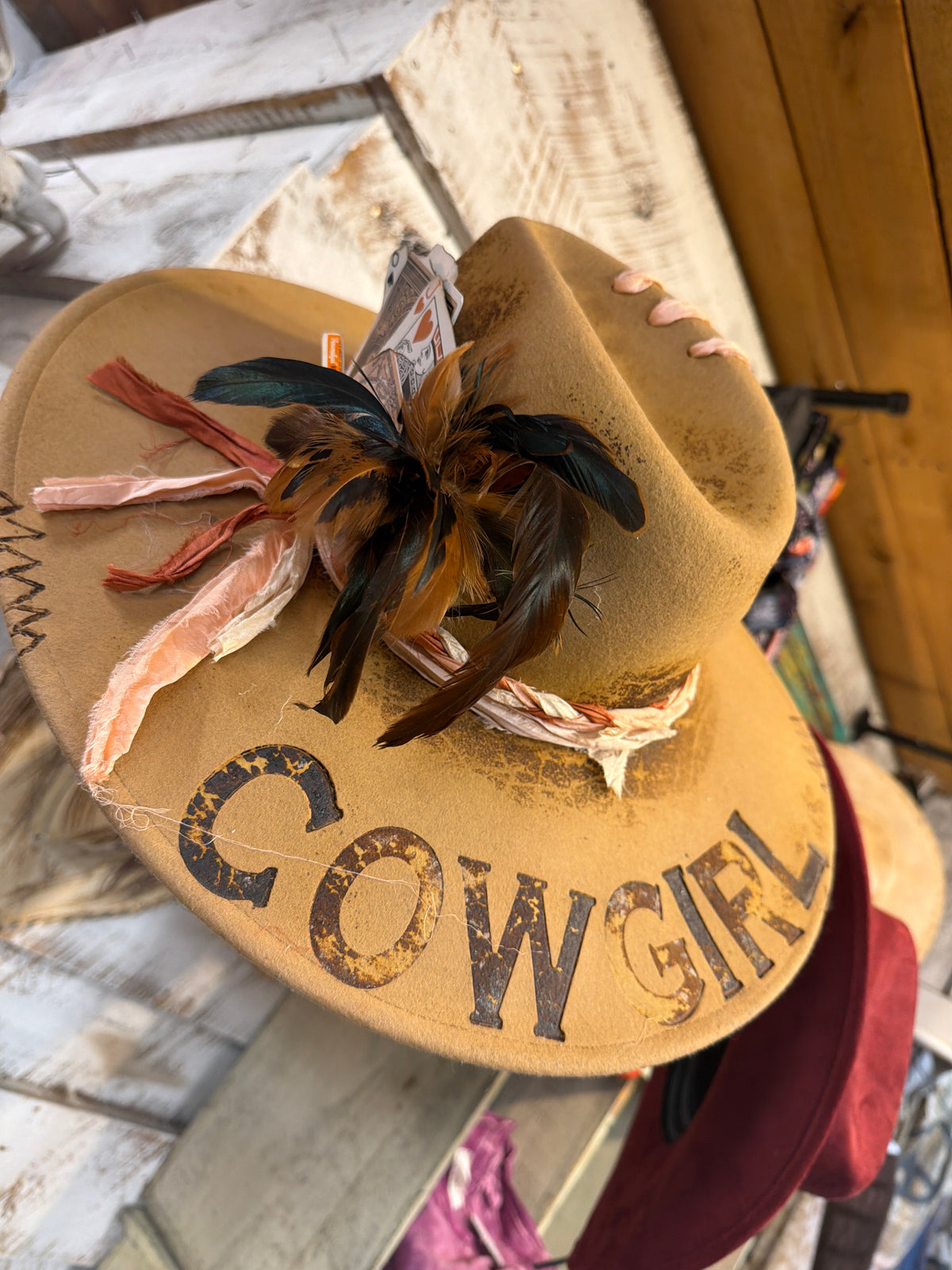 Branded Cowgirl Hat