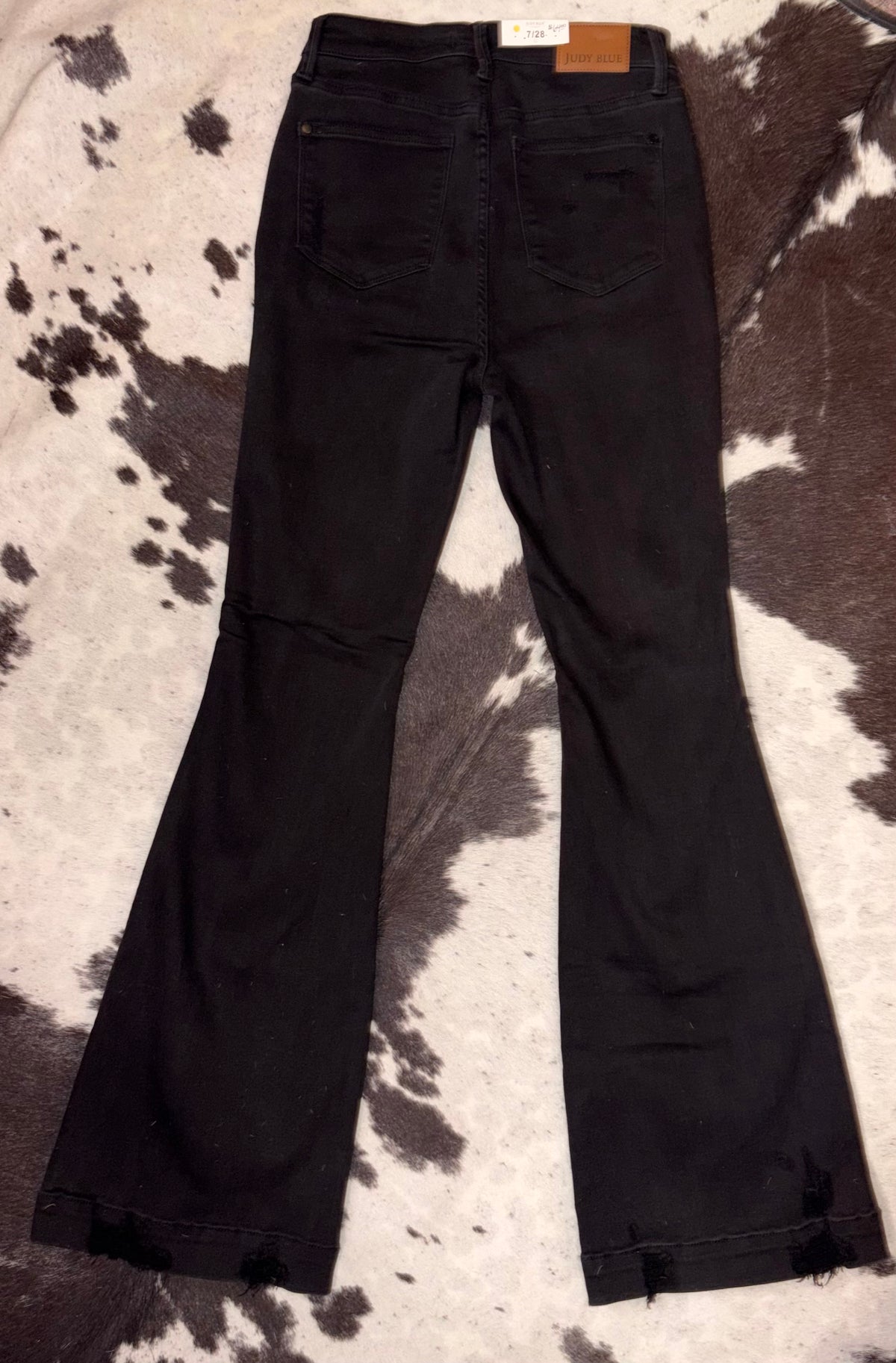 Night Out Distressed Flare Jeans FINAL SALE
