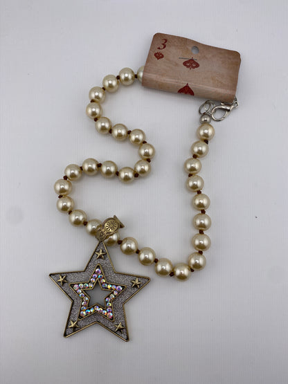 Bling Star Pearl Necklace FINAL SALE