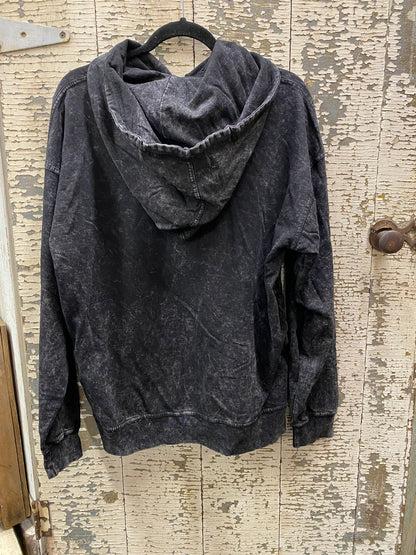 Vintage Meets Boho Hoodie With Zipper