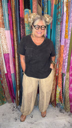 Boho Lace Harem Pants