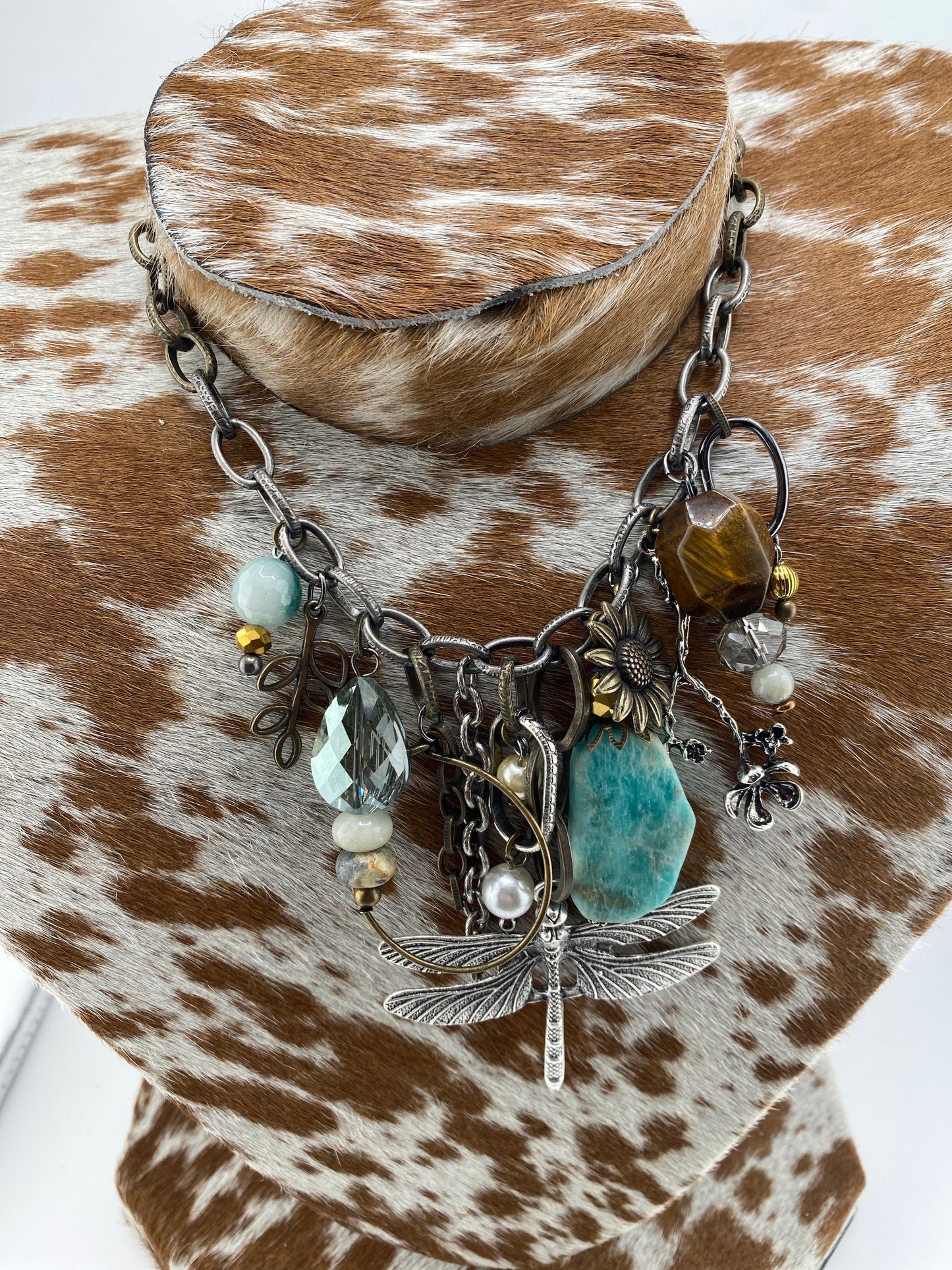 Dragonfly Cluster Necklace FINAL SALE
