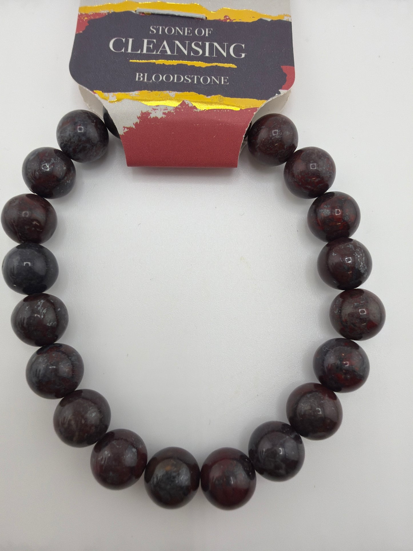 Gemstone Energy Bead Stretch Bracelets 8mm