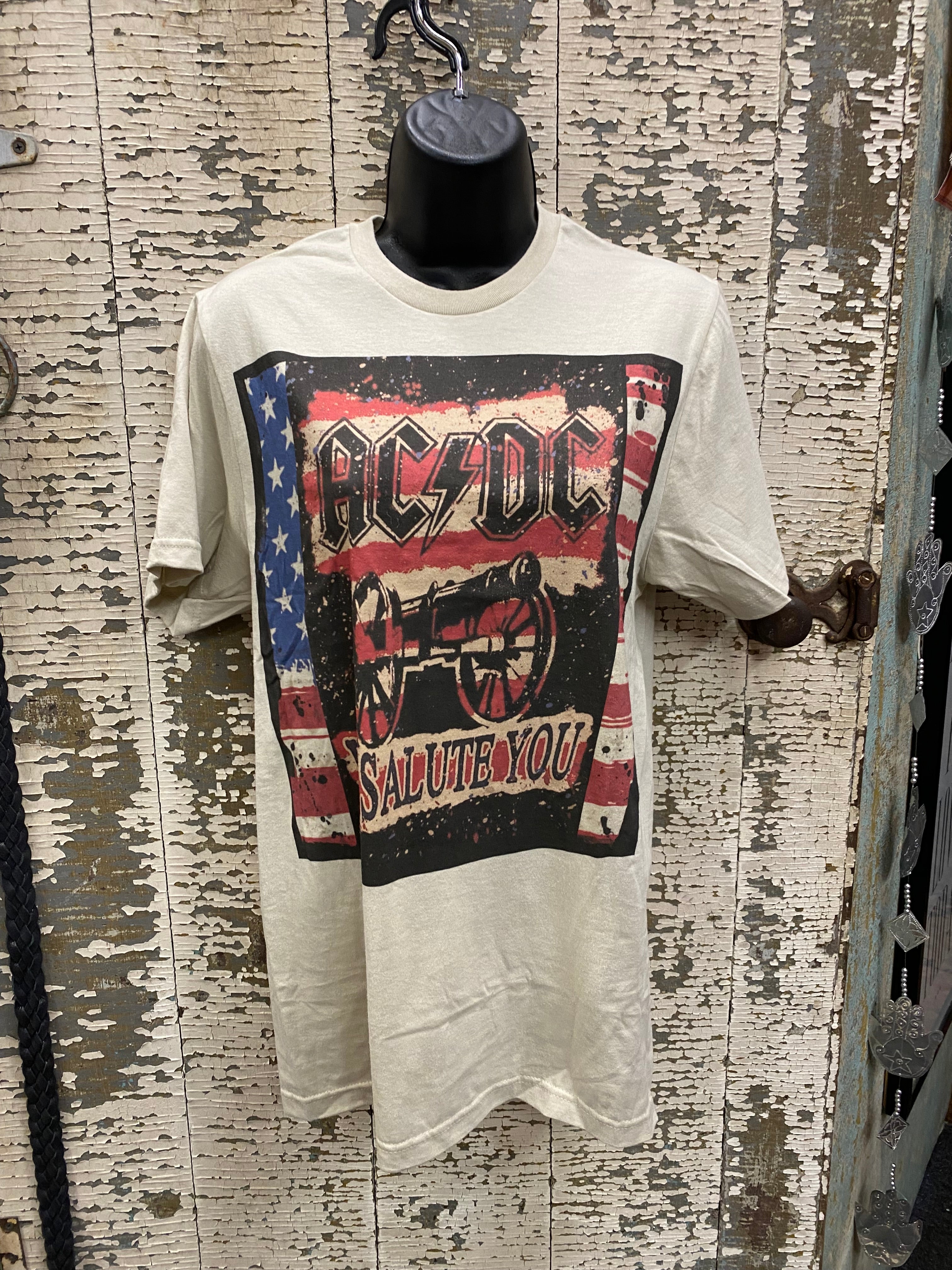 AC/DC We Salute You - T Shirt – Vintage Meets Boho at The Ole Mill