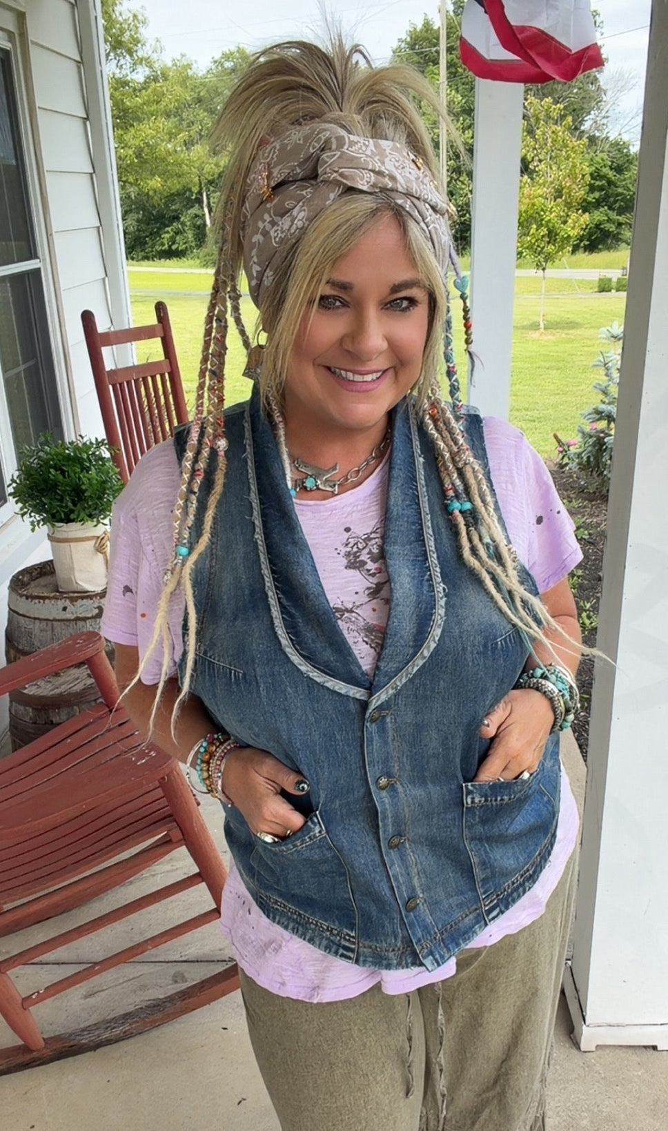 Spellbound Vest - Medium Chambray