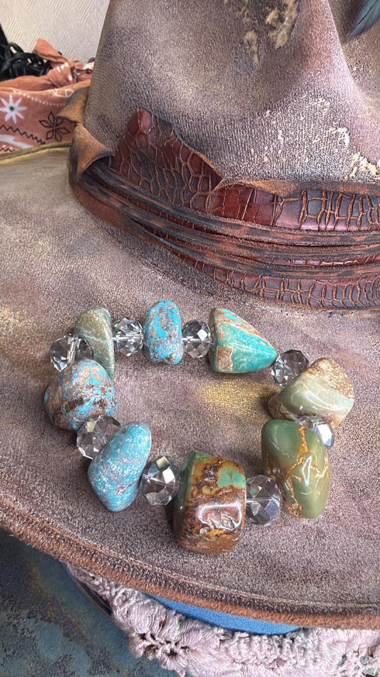 Turquoise Stretch Bracelet  FINAL SALE
