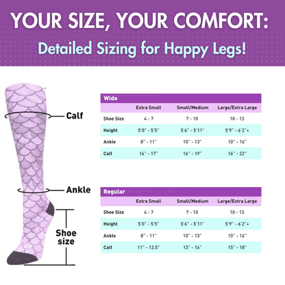 360 Digital-Tie-Dye OTC Compression Socks (Standard & Extra Wide)