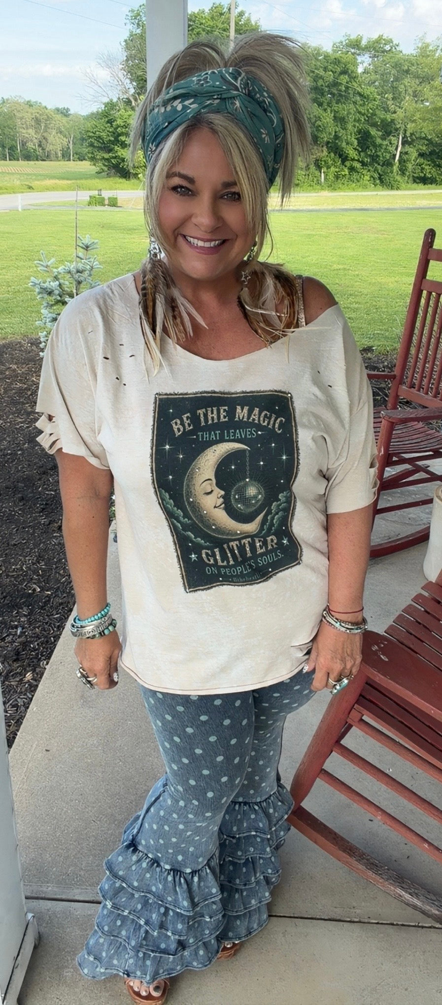 Bthebestu Tee - Glitter Moon