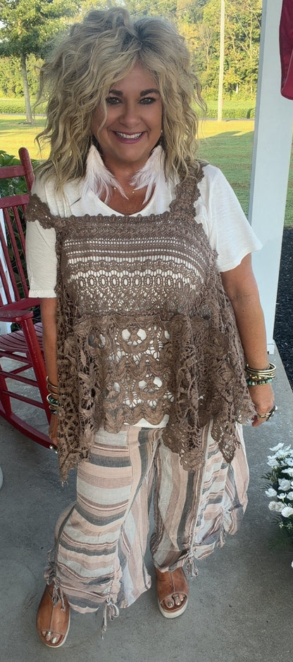 Ruched Loose Fit Pants