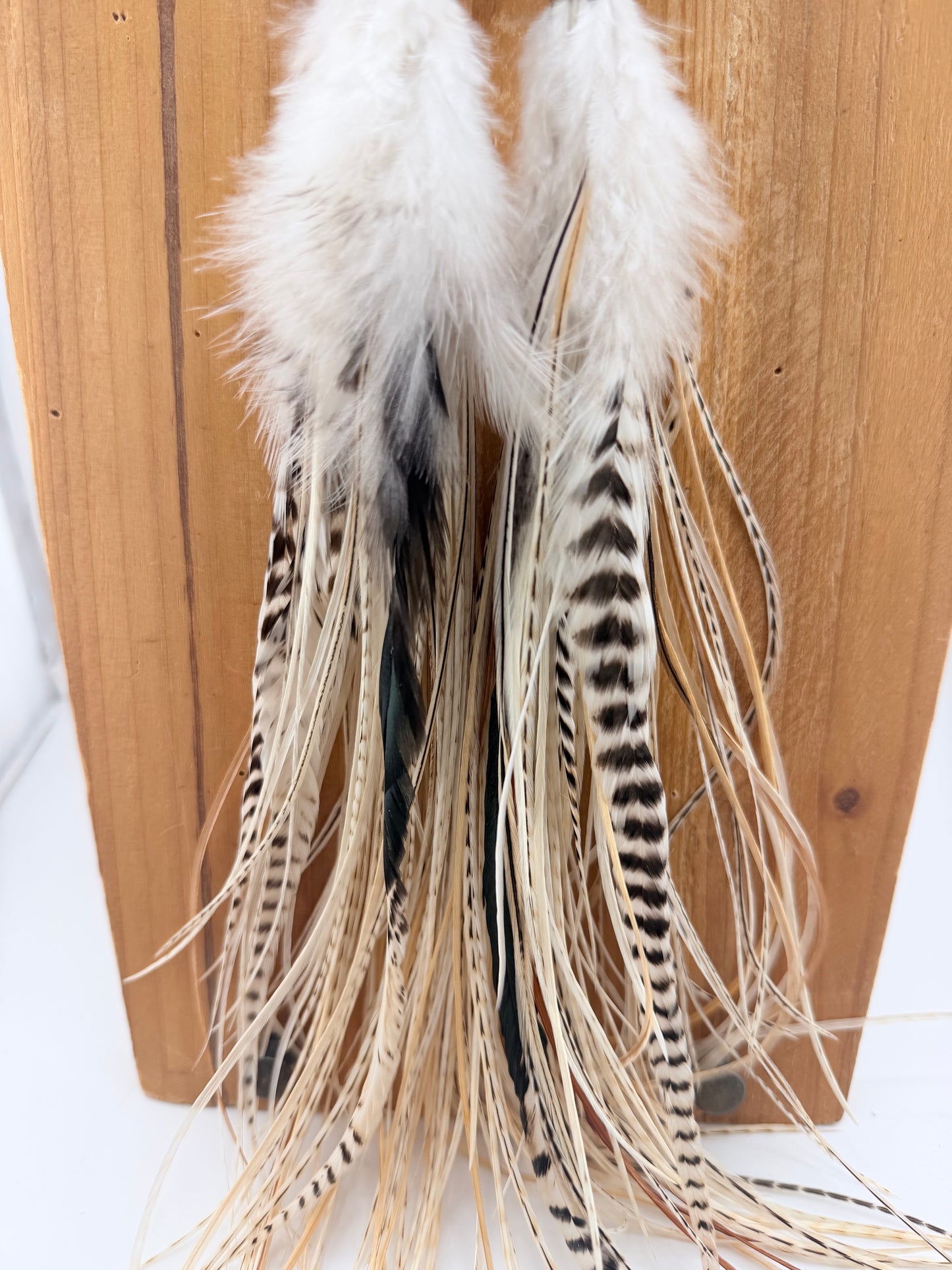 Desert Sunset Feather Earrings FINAL SALE