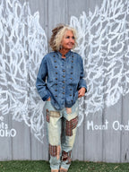 Commanding On Denim Jacket