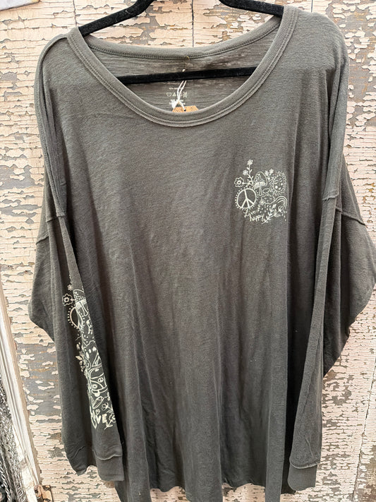 Oversized Doodle Top