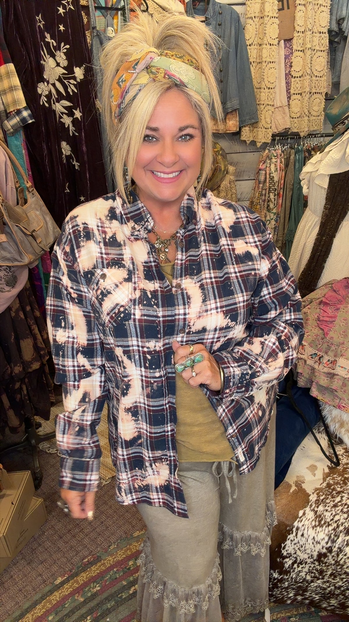 Distressed Flannels - Dolly sayings BtheBestU