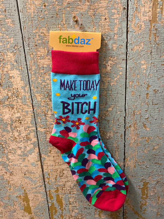 Crew Socks - Make Today your Bitch