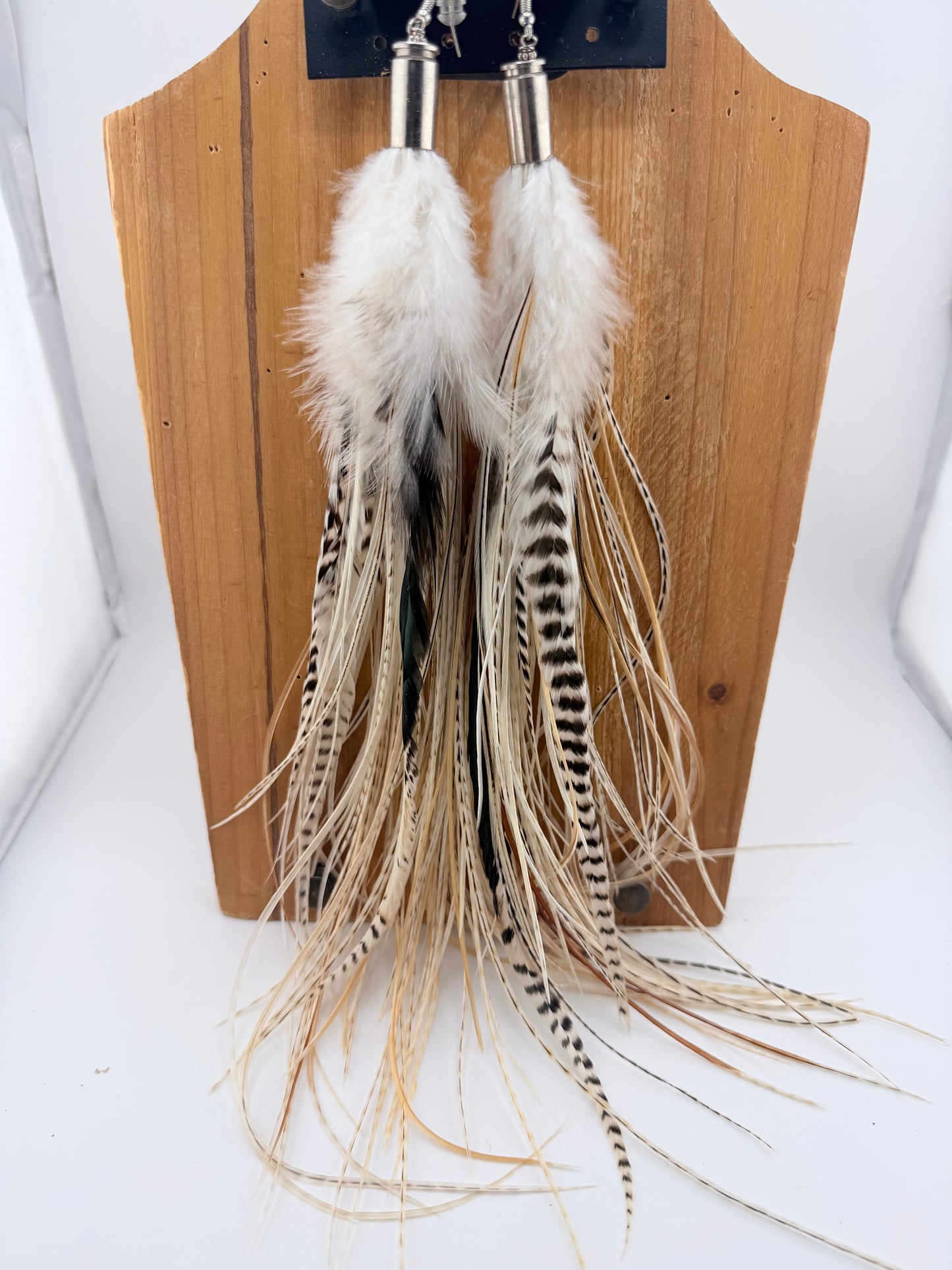 Desert Sunset Feather Earrings FINAL SALE