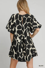 Abstract Dress Mini Dress