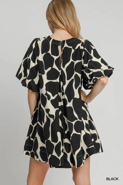 Abstract Dress Mini Dress