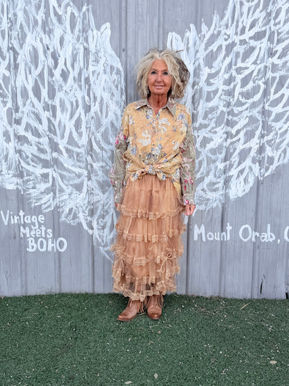 Floral Long Sleeve Blouse